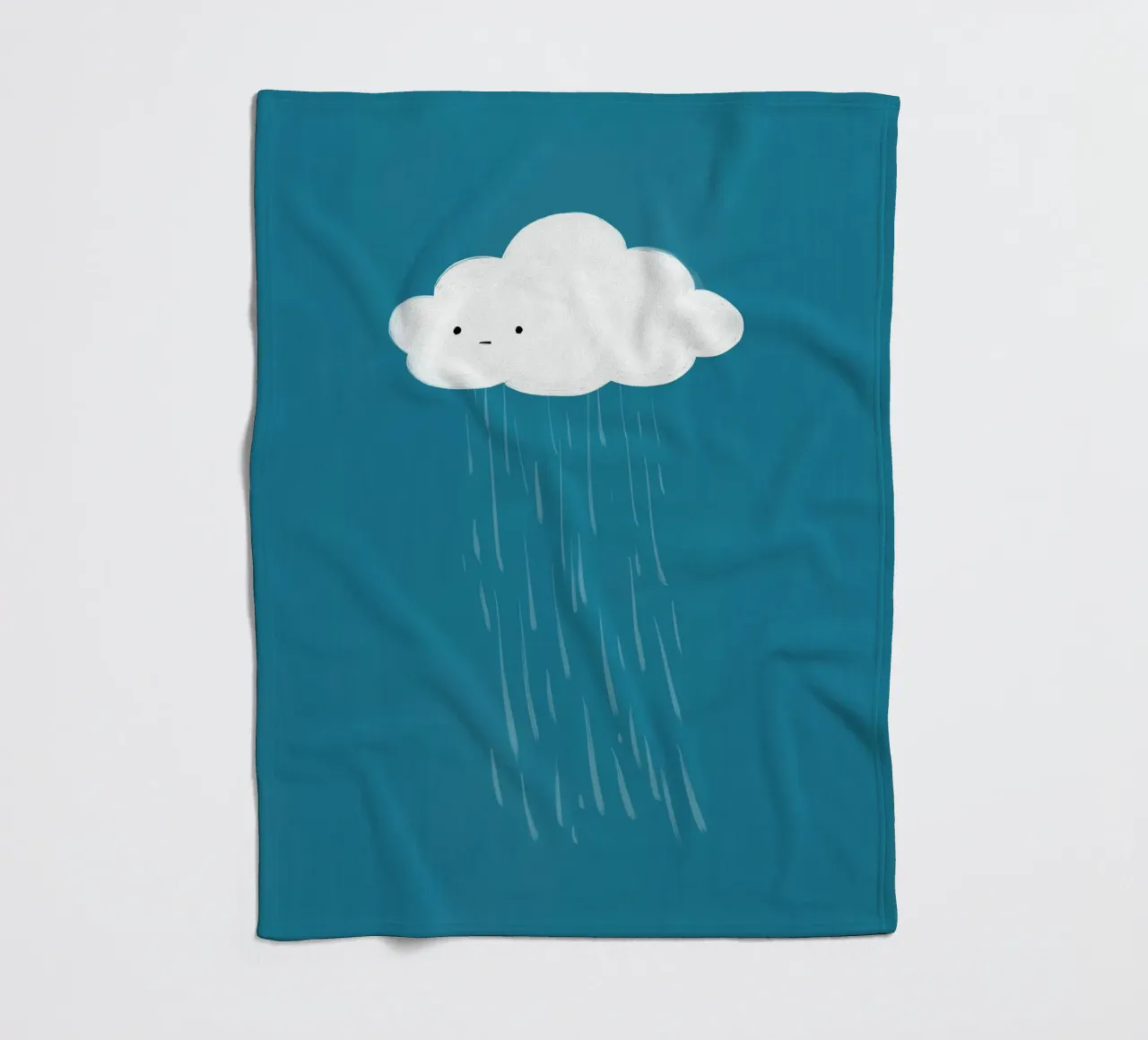 Cloud fleecedeken van Johannes Lott Illustration