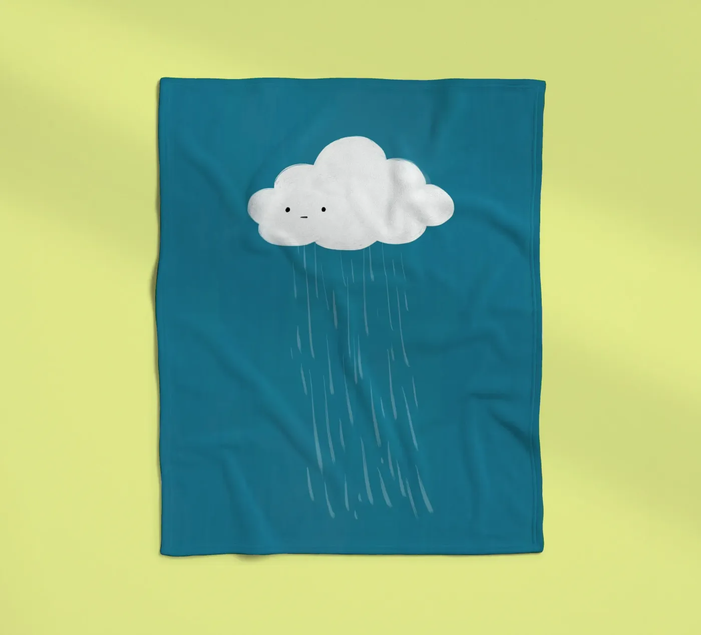 Cloud fleecedeken van Johannes Lott Illustration