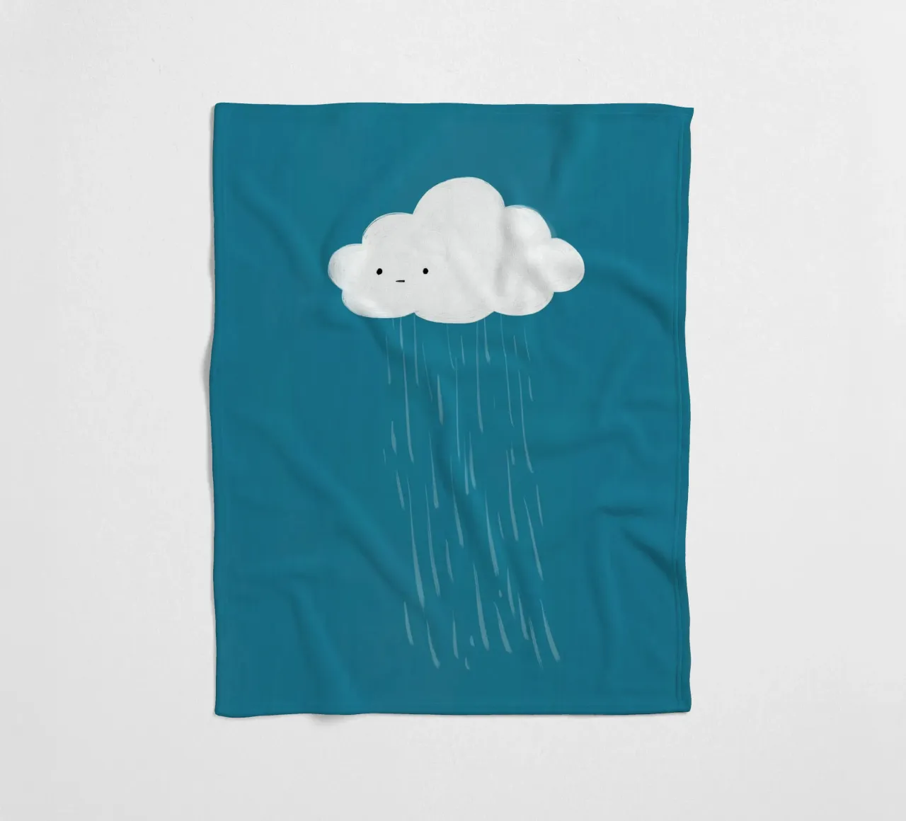 Cloud fleecedeken van Johannes Lott Illustration