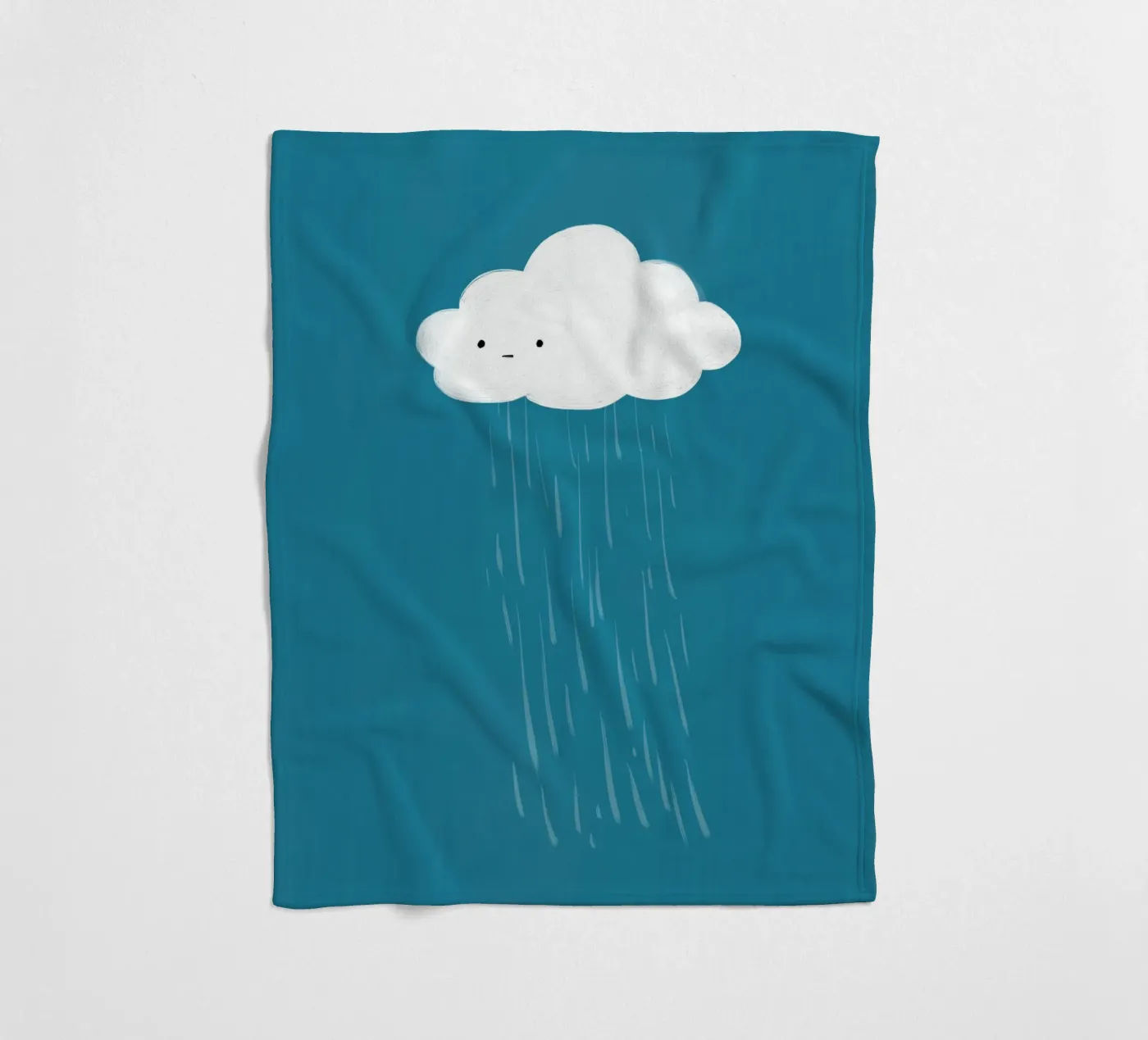 Cloud fleecedeken van Johannes Lott Illustration