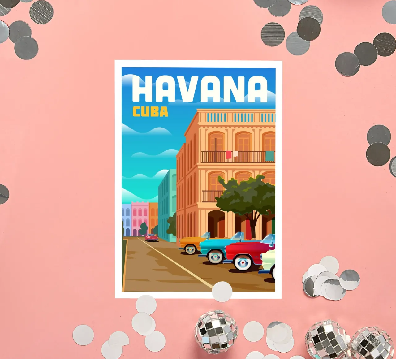 Havana, Cuba sticker by Wanderlust Vibes