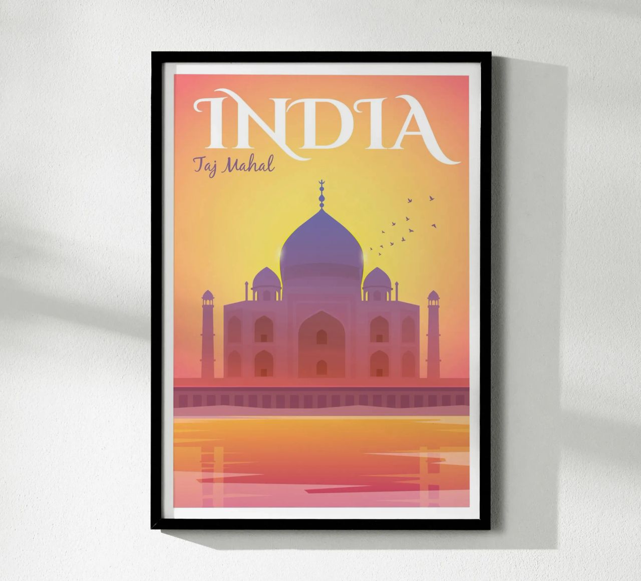 Taj Mahal, Inde poster de Wanderlust Vibes