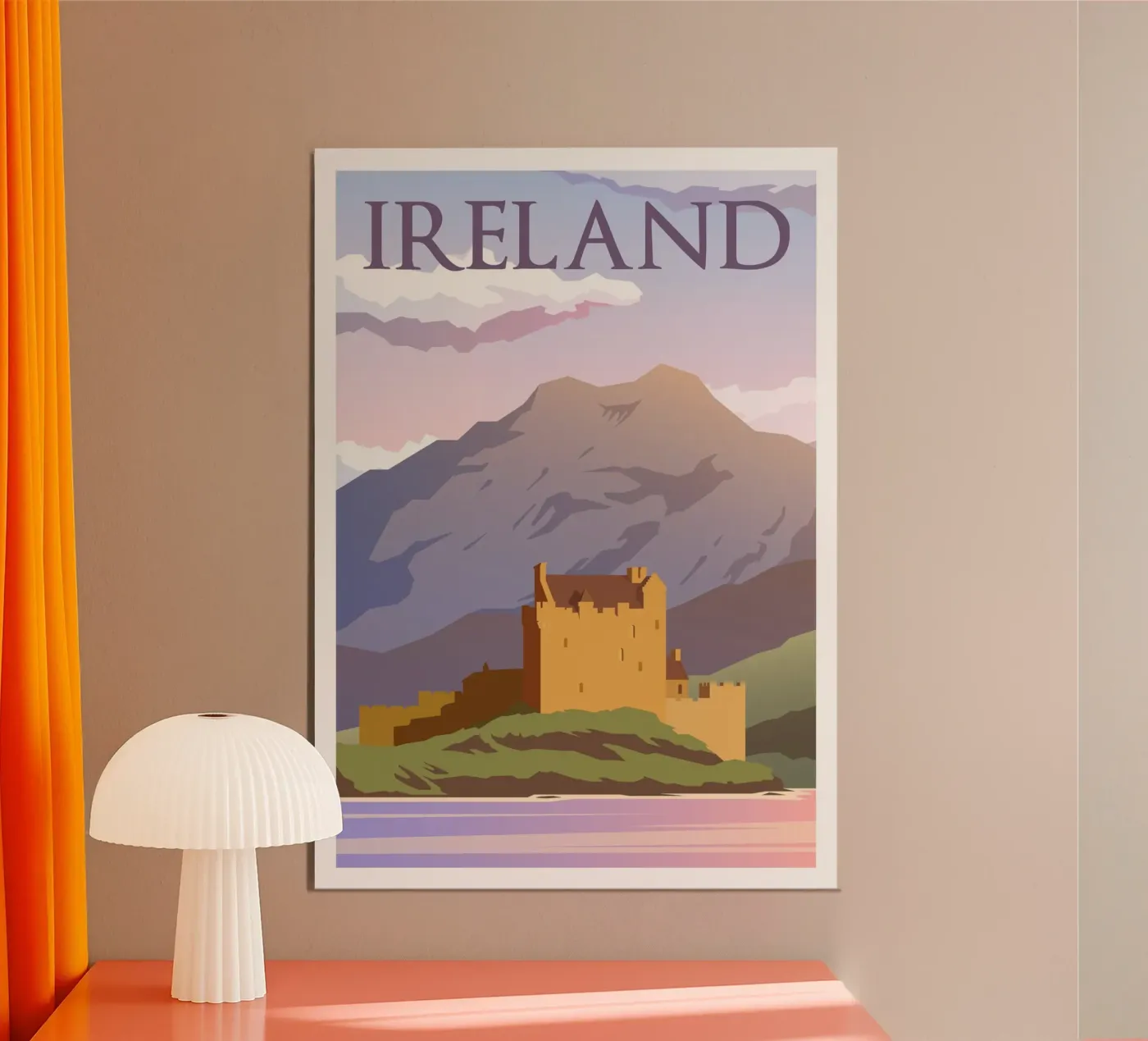Irlanda poster da Wanderlust Vibes