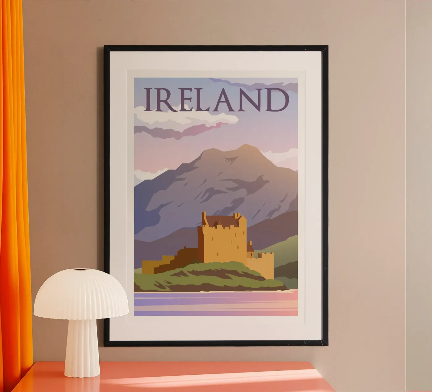 Irlanda poster da Wanderlust Vibes