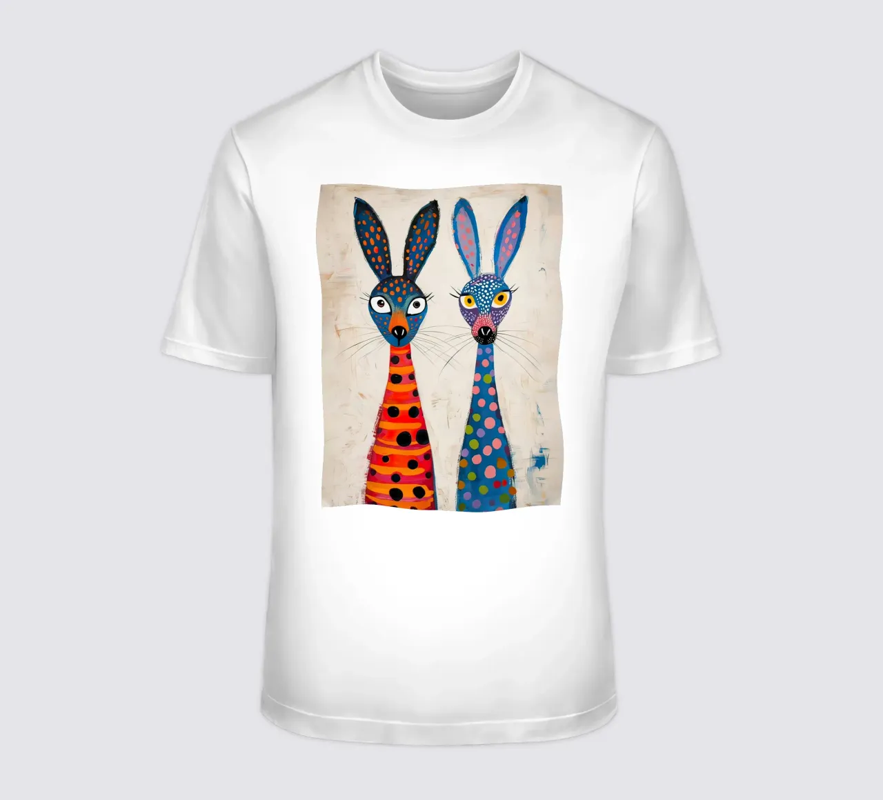Dos conejos muy simpáticos camiseta de 🎨 Point and Art