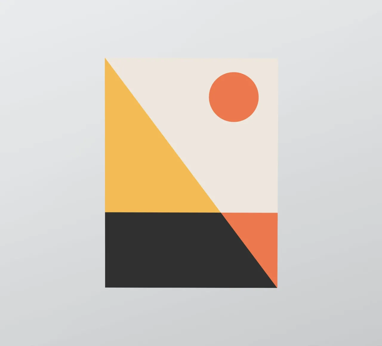 Astratto Boho metà secolo Pattern 30 adesivo da Paigaam Studio