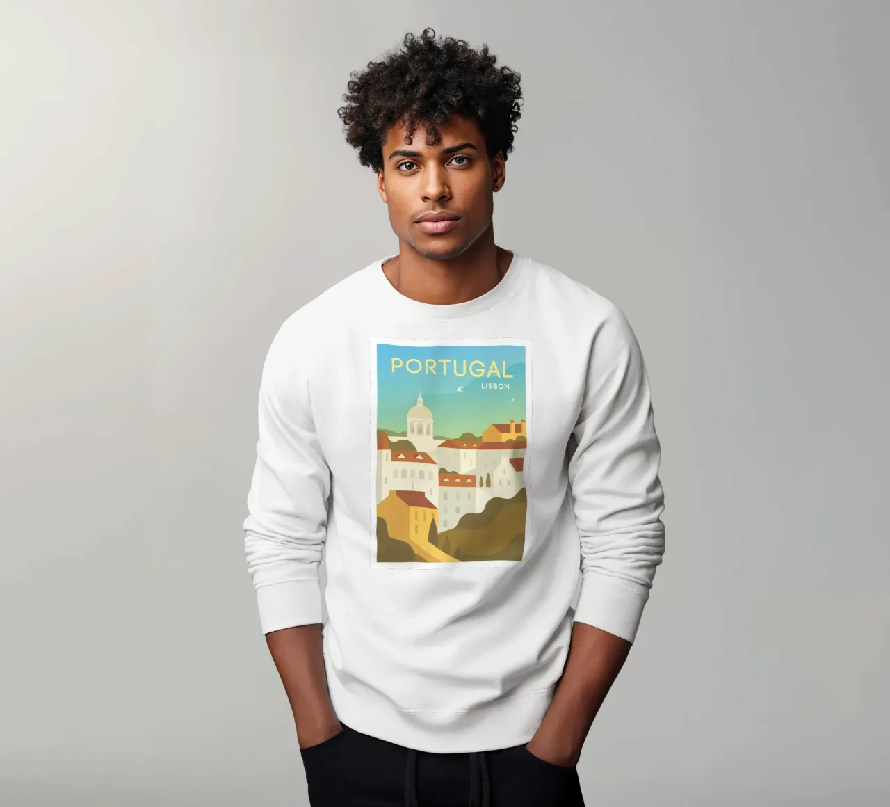 Lisbon, Portugal sweatshirt by Wanderlust Vibes