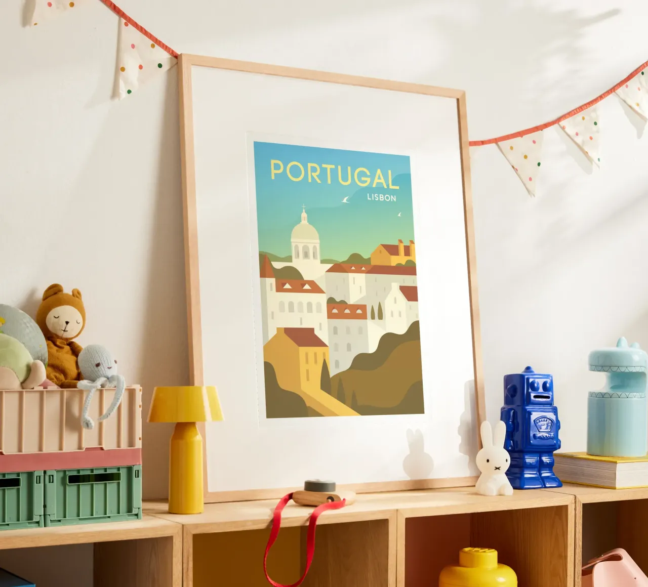 Lisbona, Portogallo carta hahnemühle da Wanderlust Vibes