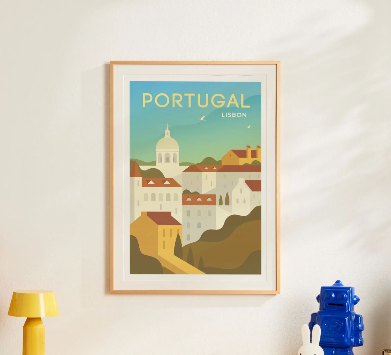 Lisbonne, Portugal poster de Wanderlust Vibes