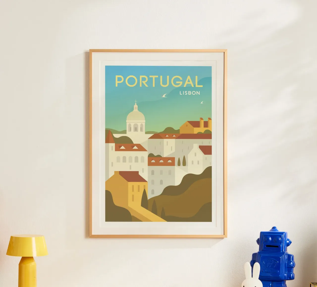 Lisbona, Portogallo carta hahnemühle da Wanderlust Vibes
