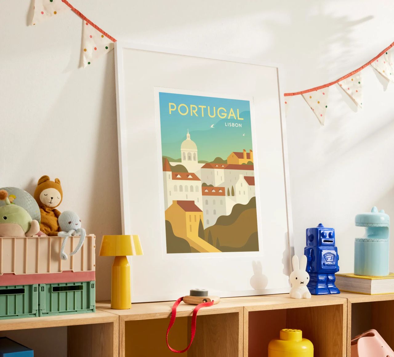 Lisbonne, Portugal poster de Wanderlust Vibes
