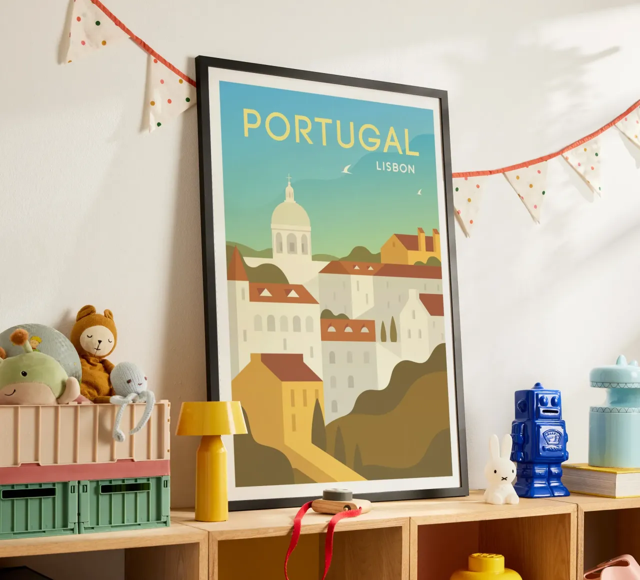 Lisbona, Portogallo carta hahnemühle da Wanderlust Vibes