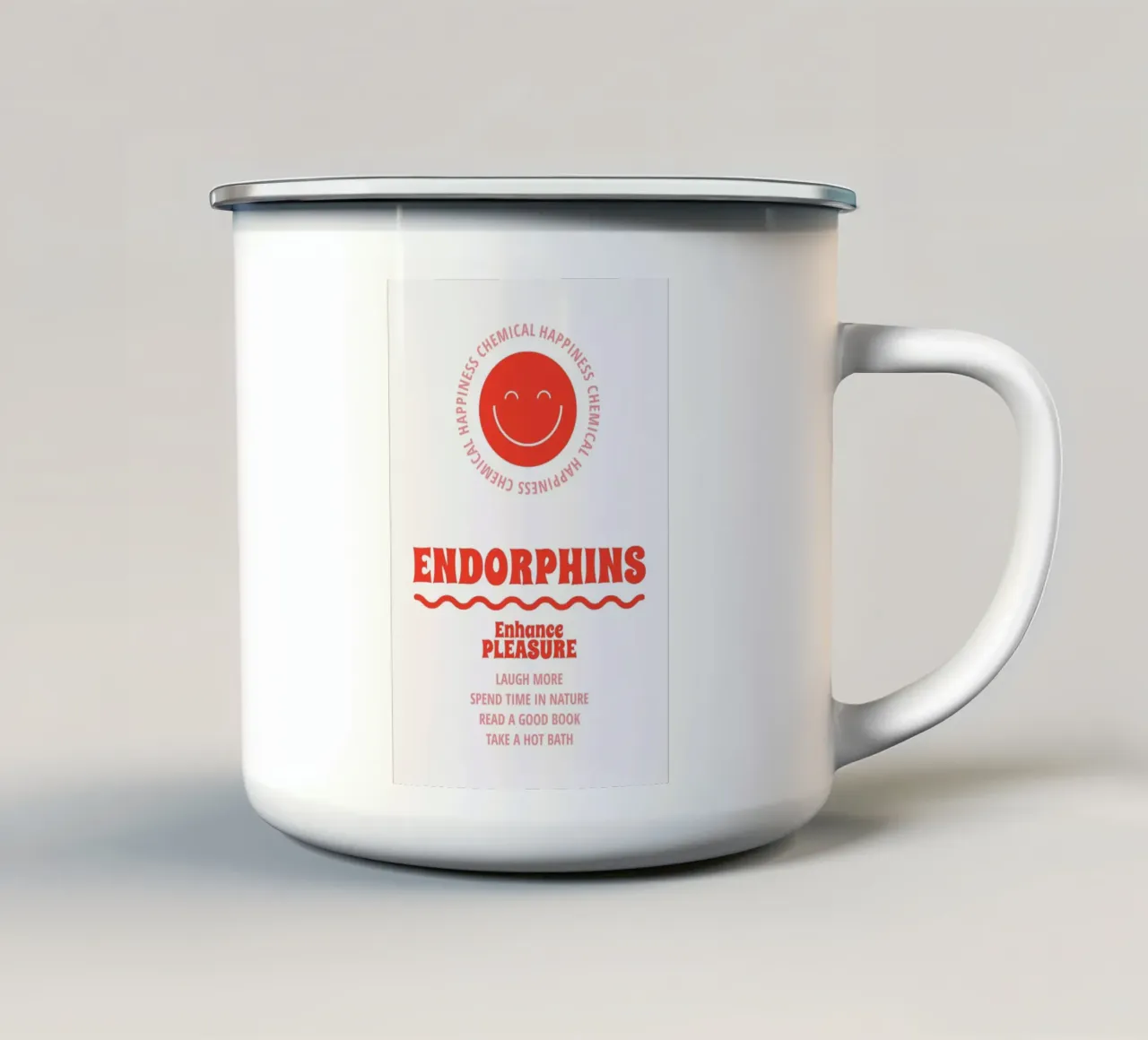 Endorphins tazza in smalto da Studio One