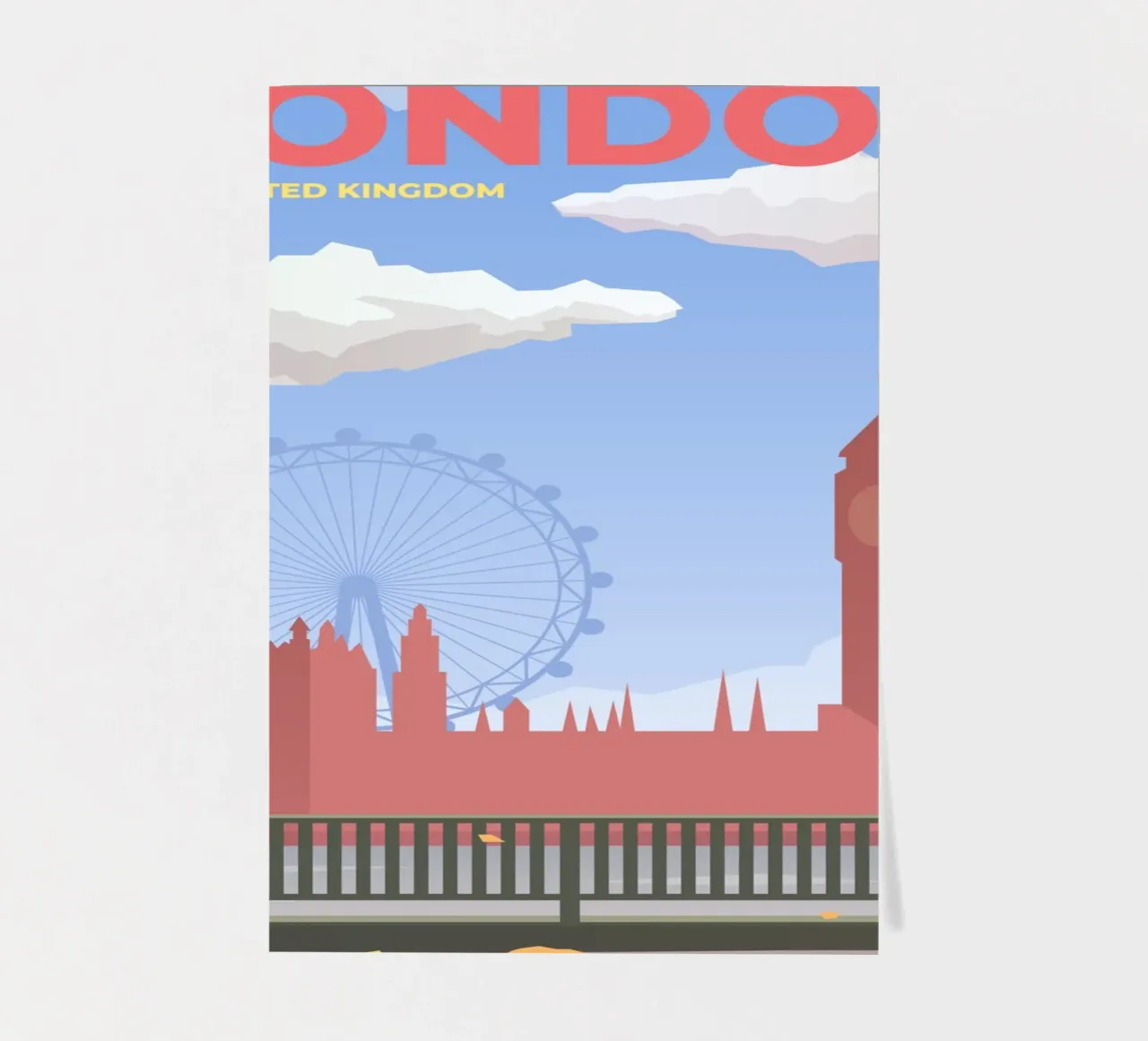 London, Vereinigtes Königreich Stickerbogen von Wanderlust Vibes