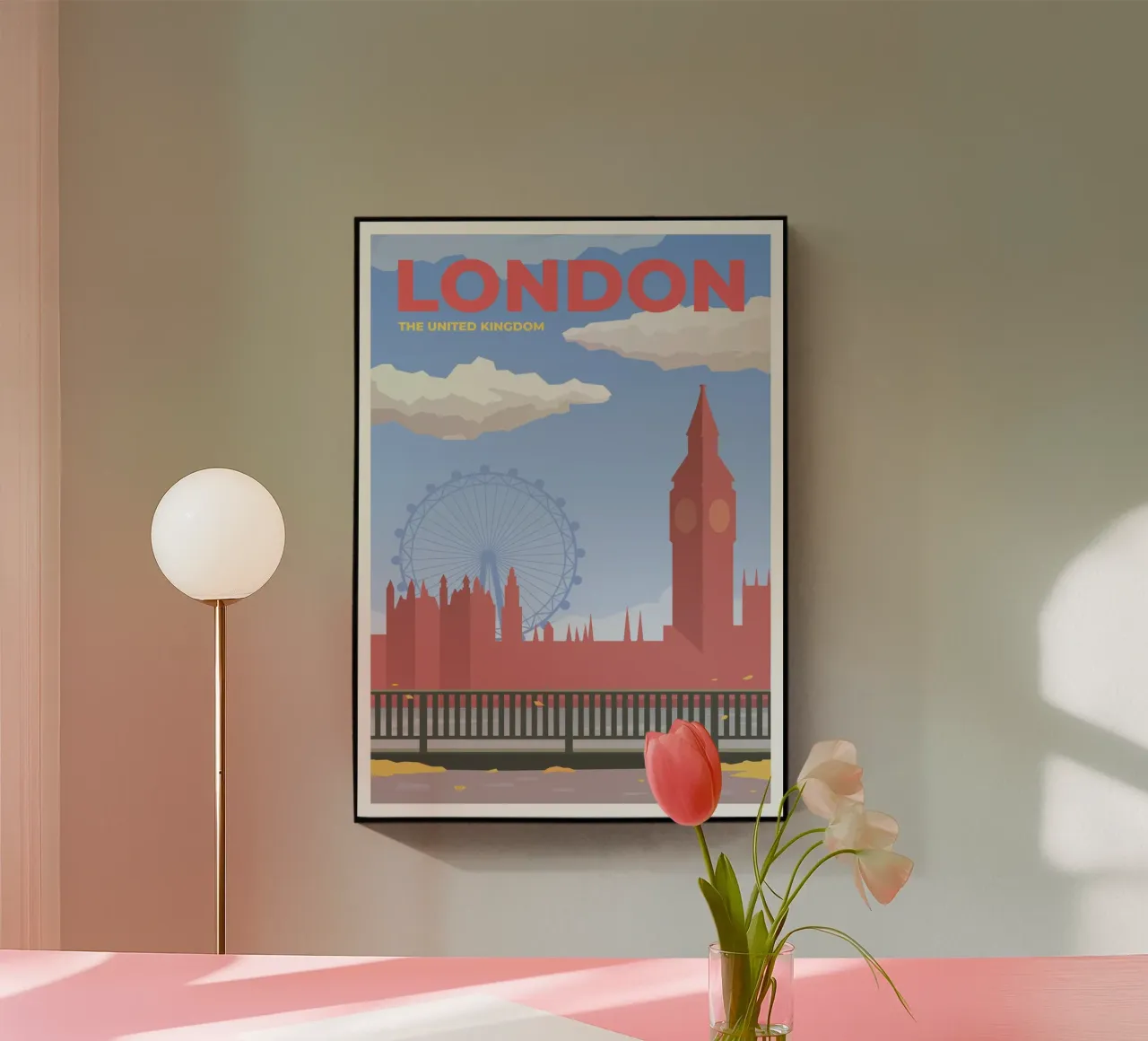 London, The United Kingdom acrylic glass by Wanderlust Vibes