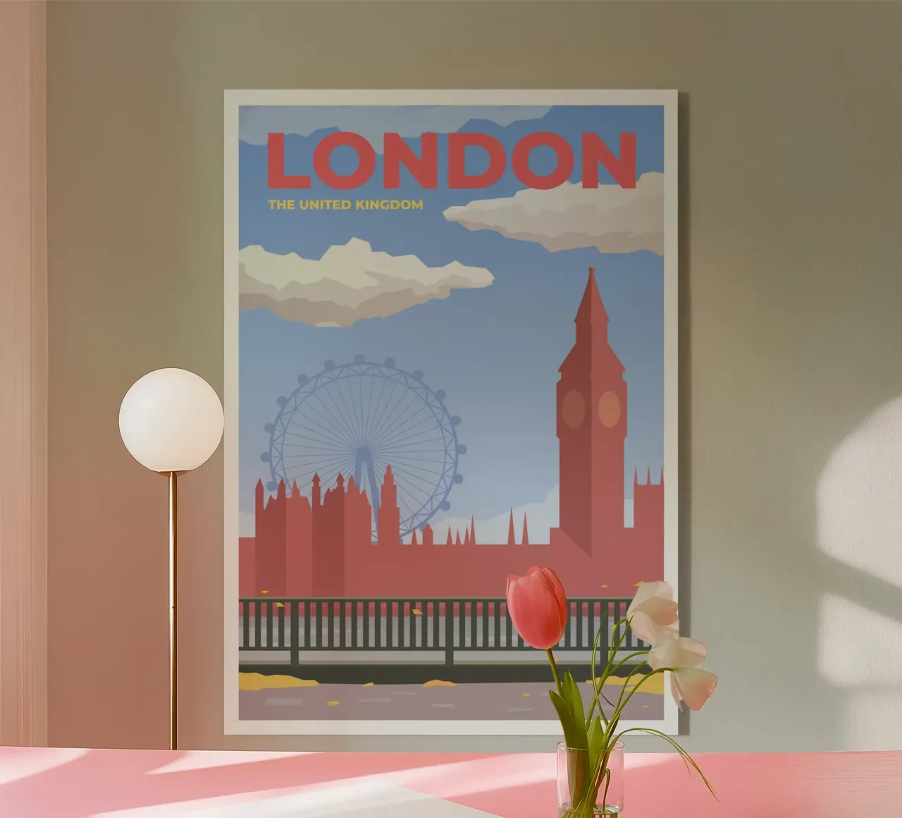 London, The United Kingdom acrylic glass by Wanderlust Vibes