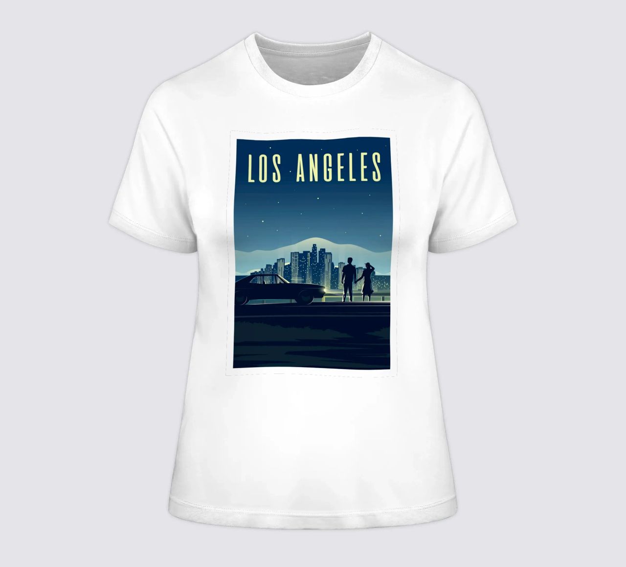 Los Angeles, Californie t-shirt ajusté pour femmes de Wanderlust Vibes