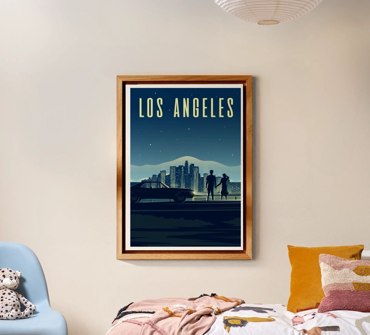 Los Angeles, Californie alu dibond de Wanderlust Vibes