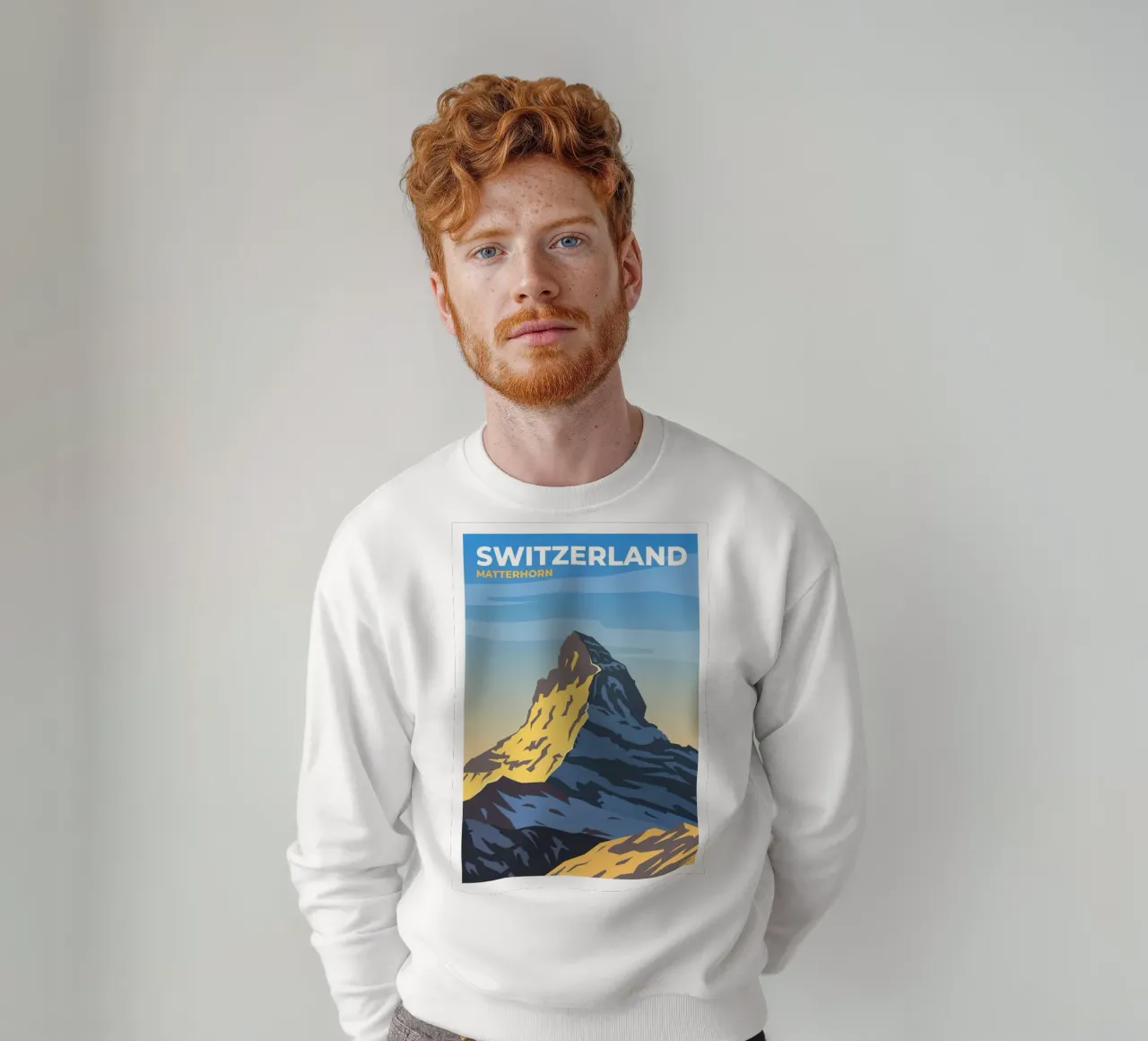 Cervino, Svizzera felpa da Wanderlust Vibes