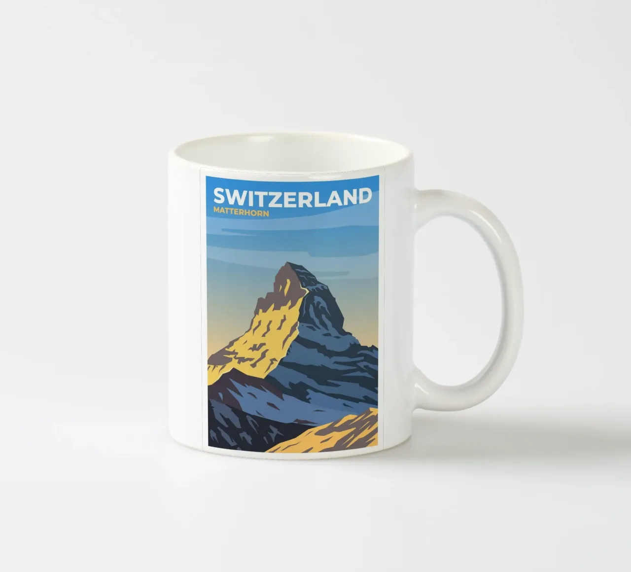 Cervino, Svizzera tazza in ceramica da Wanderlust Vibes