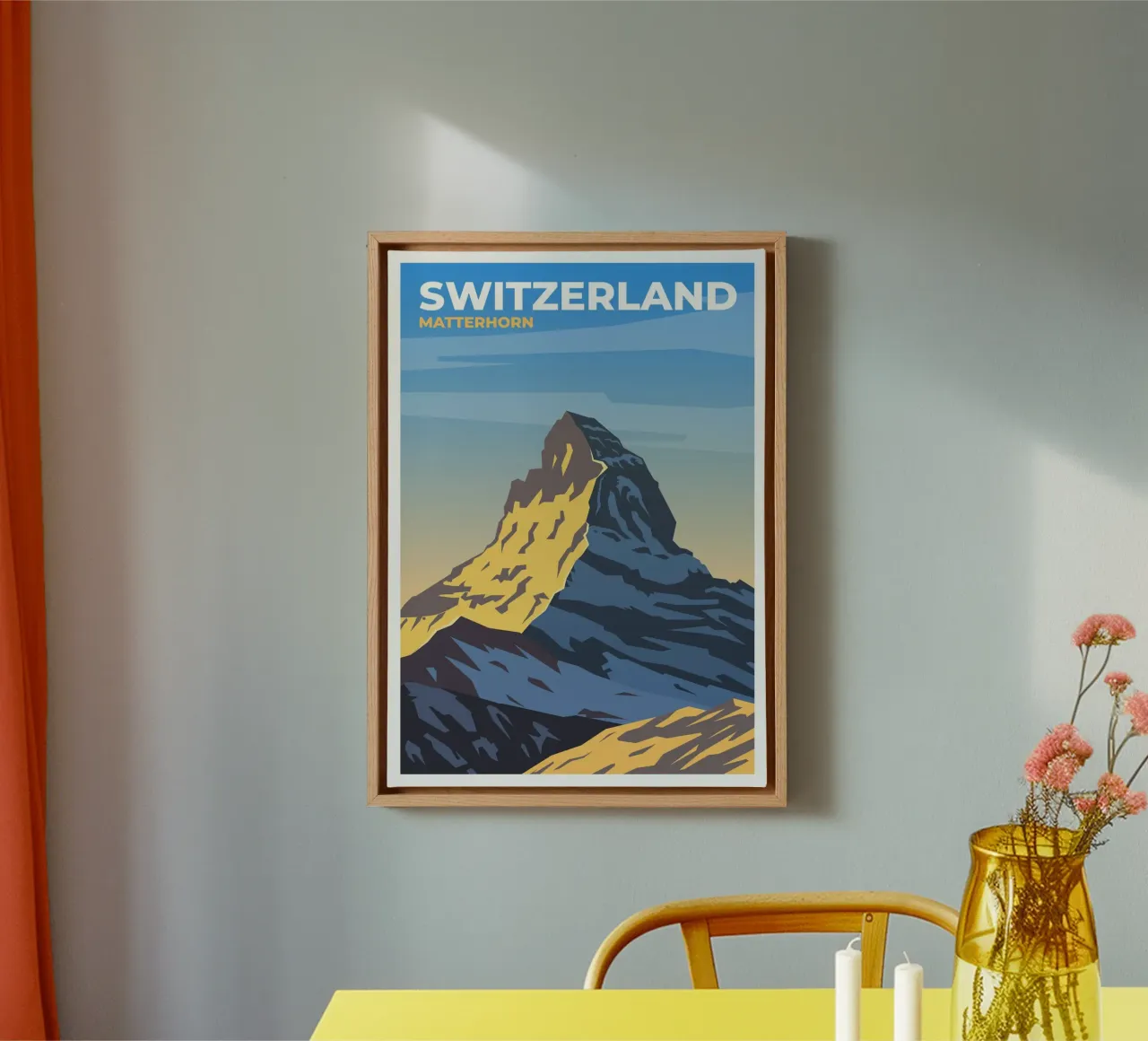 Matterhorn, Switzerland Leinwand von Wanderlust Vibes
