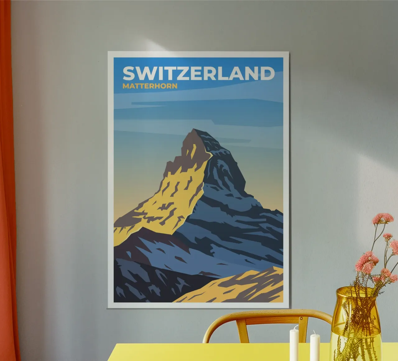 Cervino, Svizzera carta hahnemühle da Wanderlust Vibes