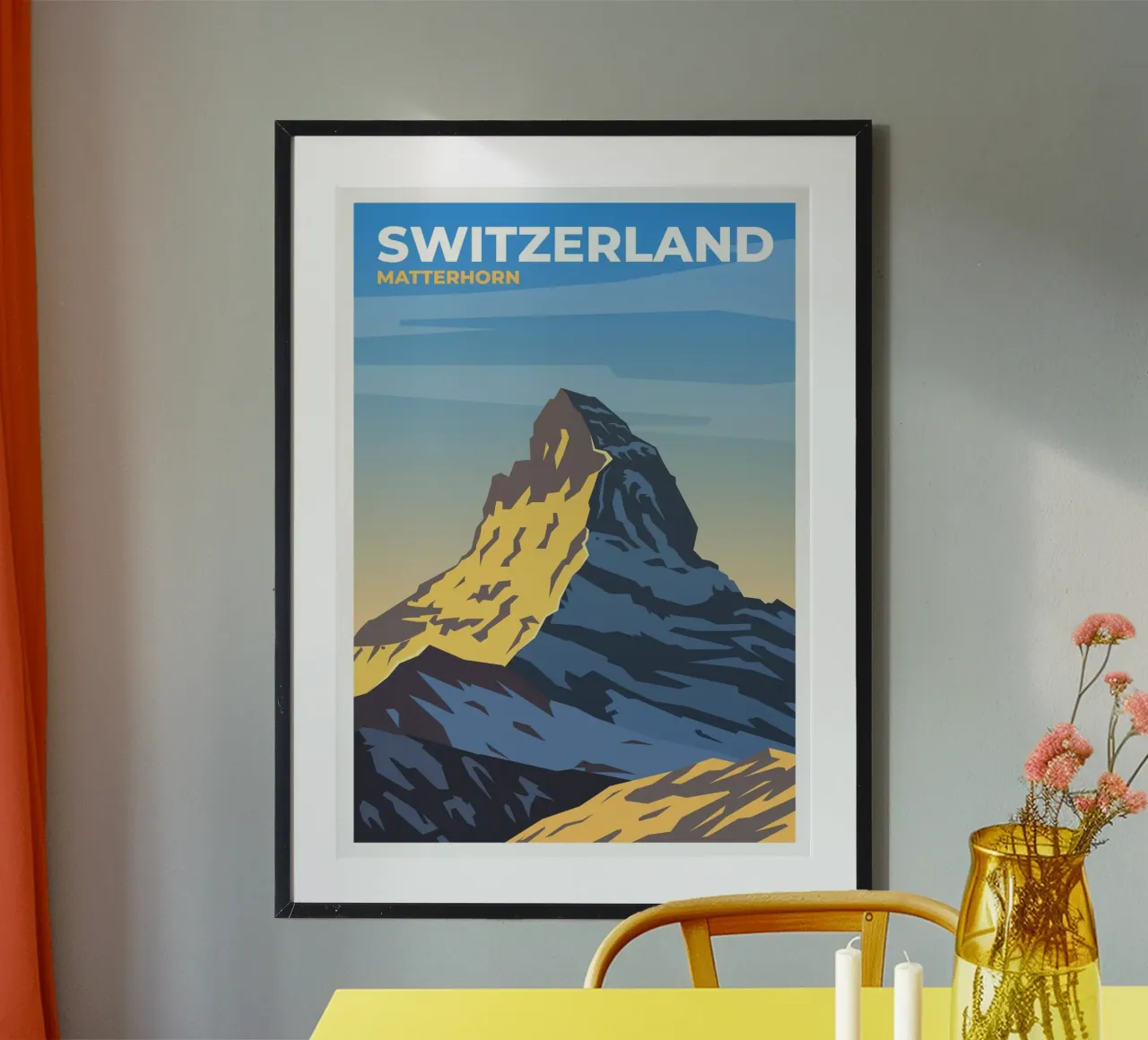 Cervino, Svizzera carta hahnemühle da Wanderlust Vibes