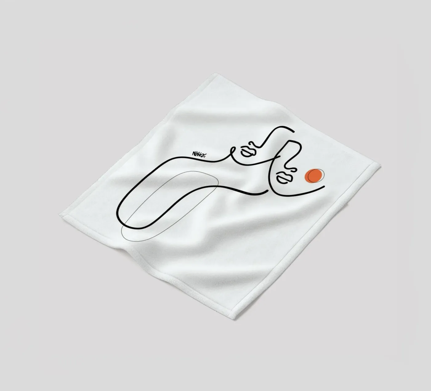 Uno fleece blanket by Ninhol