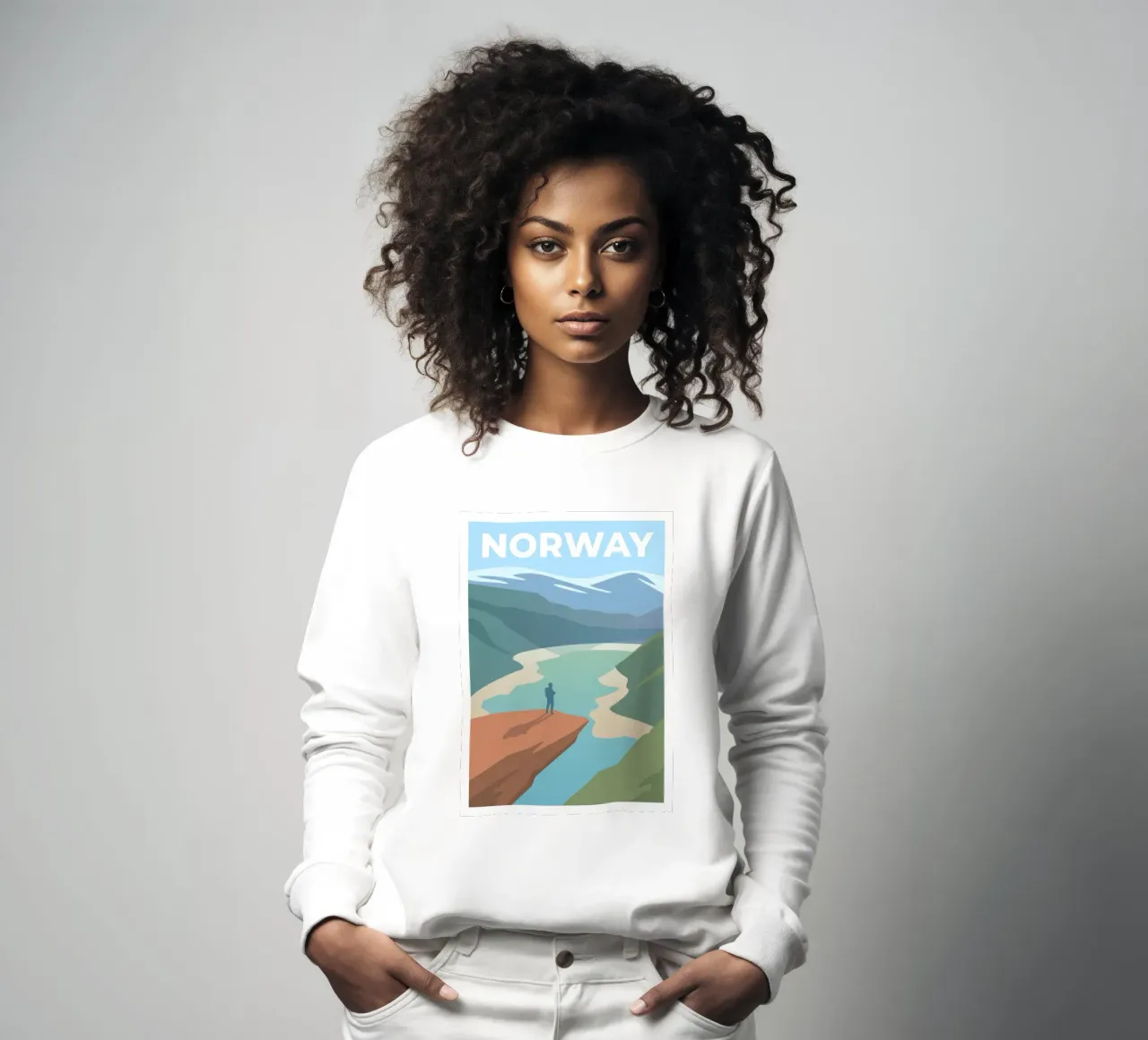Norvegia felpa da Wanderlust Vibes