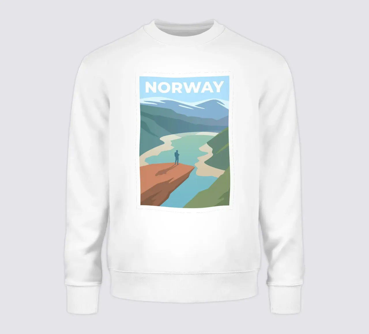 Norvegia felpa da Wanderlust Vibes
