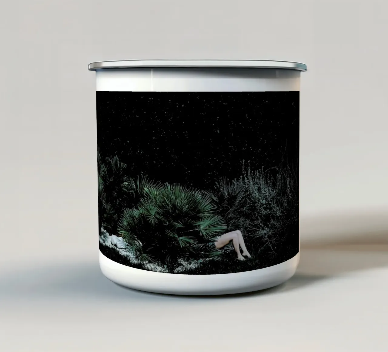 Reconnecting To Nature @FrancescoSambati Emaille Tasse von EyeEm Mobile GmbH