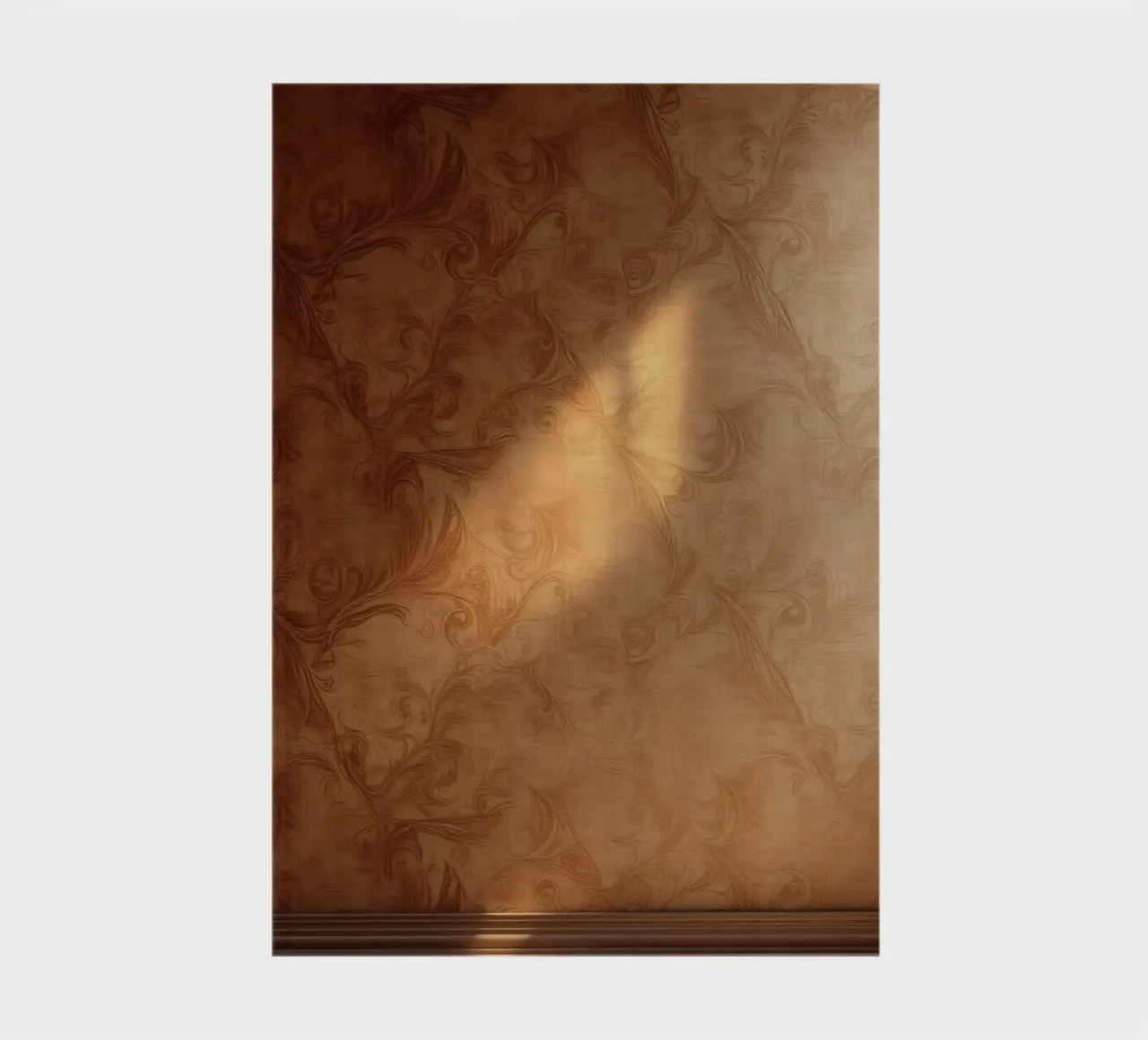 Design mural abstrait élégant avec des tons chauds et une lumière douce carnet de notes de DesignDoodle