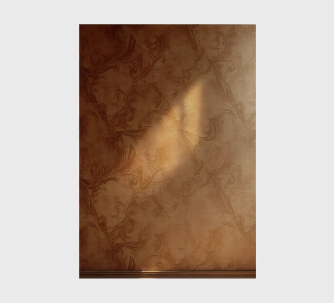 Design mural abstrait élégant avec des tons chauds et une lumière douce carnet de notes de DesignDoodle