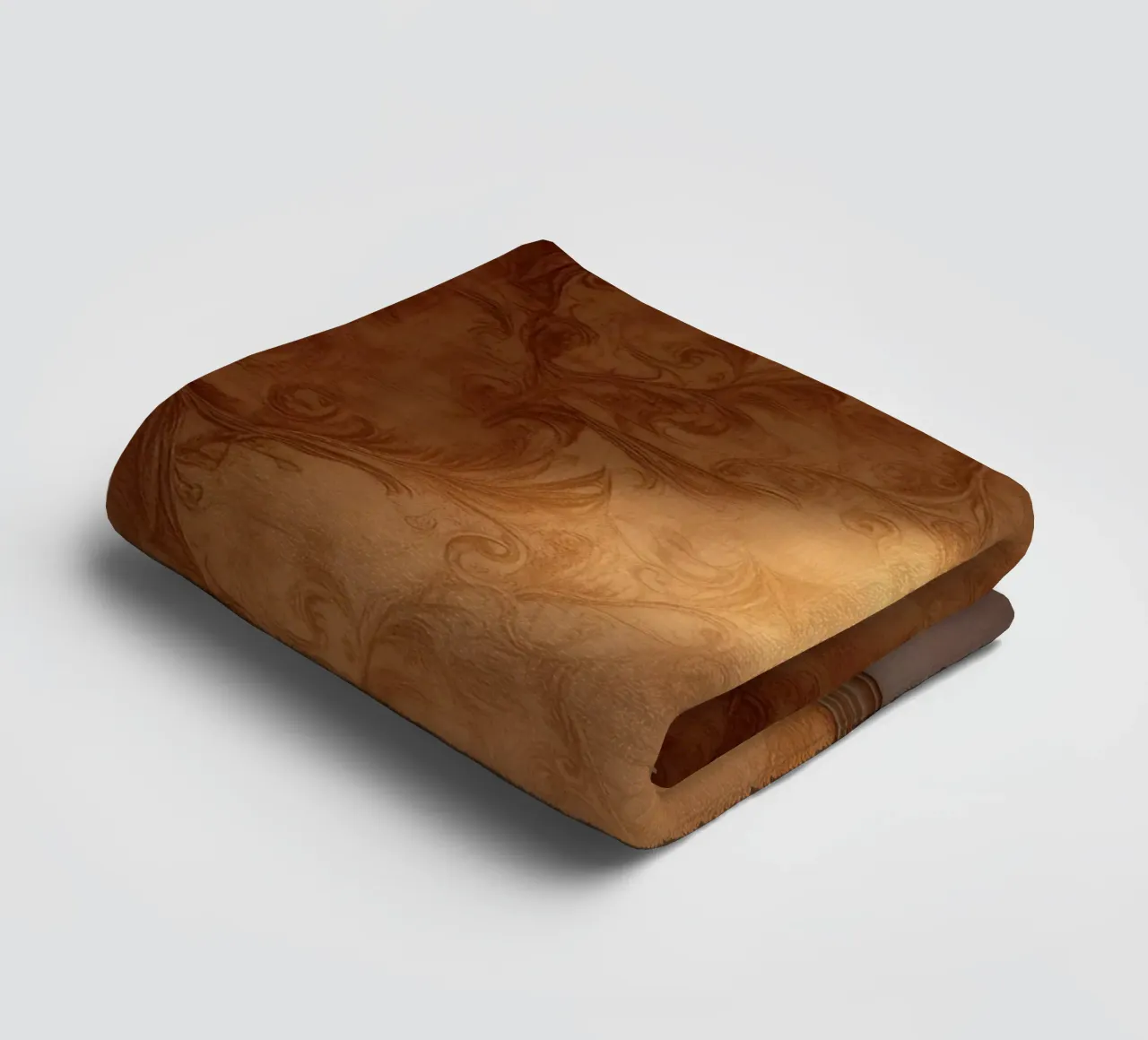 Design mural abstrait élégant avec des tons chauds et une lumière douce serviette de bain de DesignDoodle