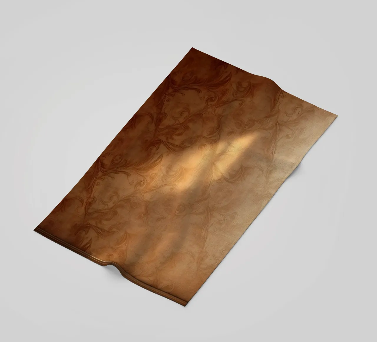 Design mural abstrait élégant avec des tons chauds et une lumière douce serviette de plage de DesignDoodle