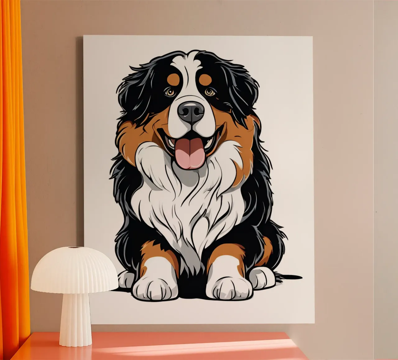 Liefste, liefste, liefste #48 canvas met Baklijst van Yumis.Beargang.and.Me