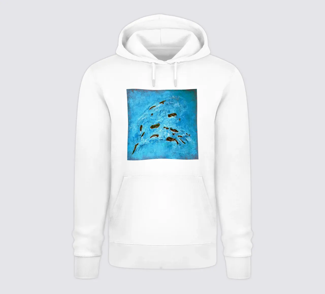 LIBRE COMO UN PÁJARO sudadera con capucha de Thierry Vobmann Abstract painting