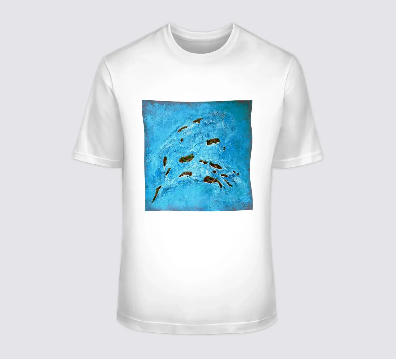 LIBRE COMO UN PÁJARO camiseta de Thierry Vobmann Abstract painting