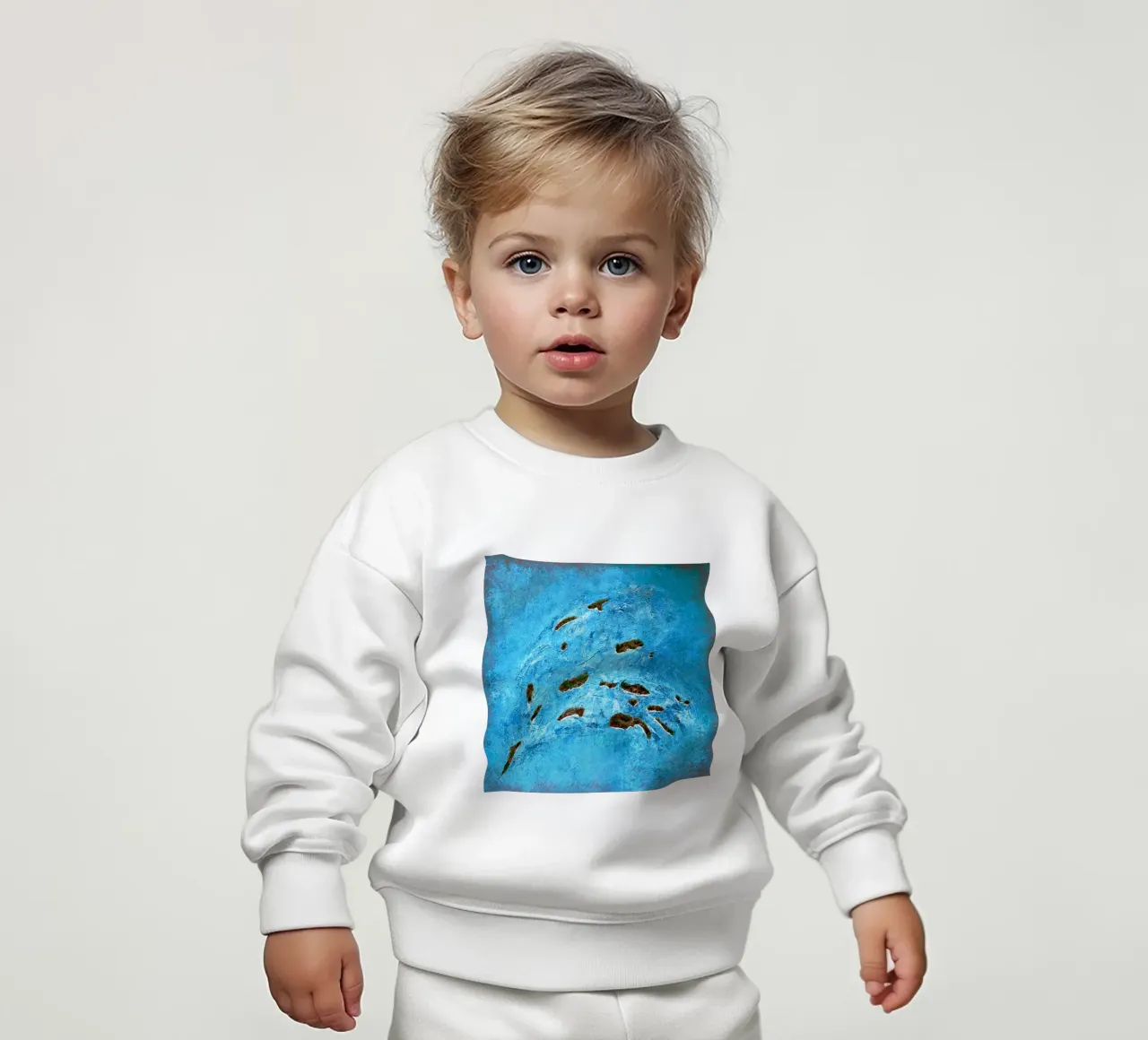 LIBRE COMO UN PÁJARO sudadera de bebé de Thierry Vobmann Abstract painting