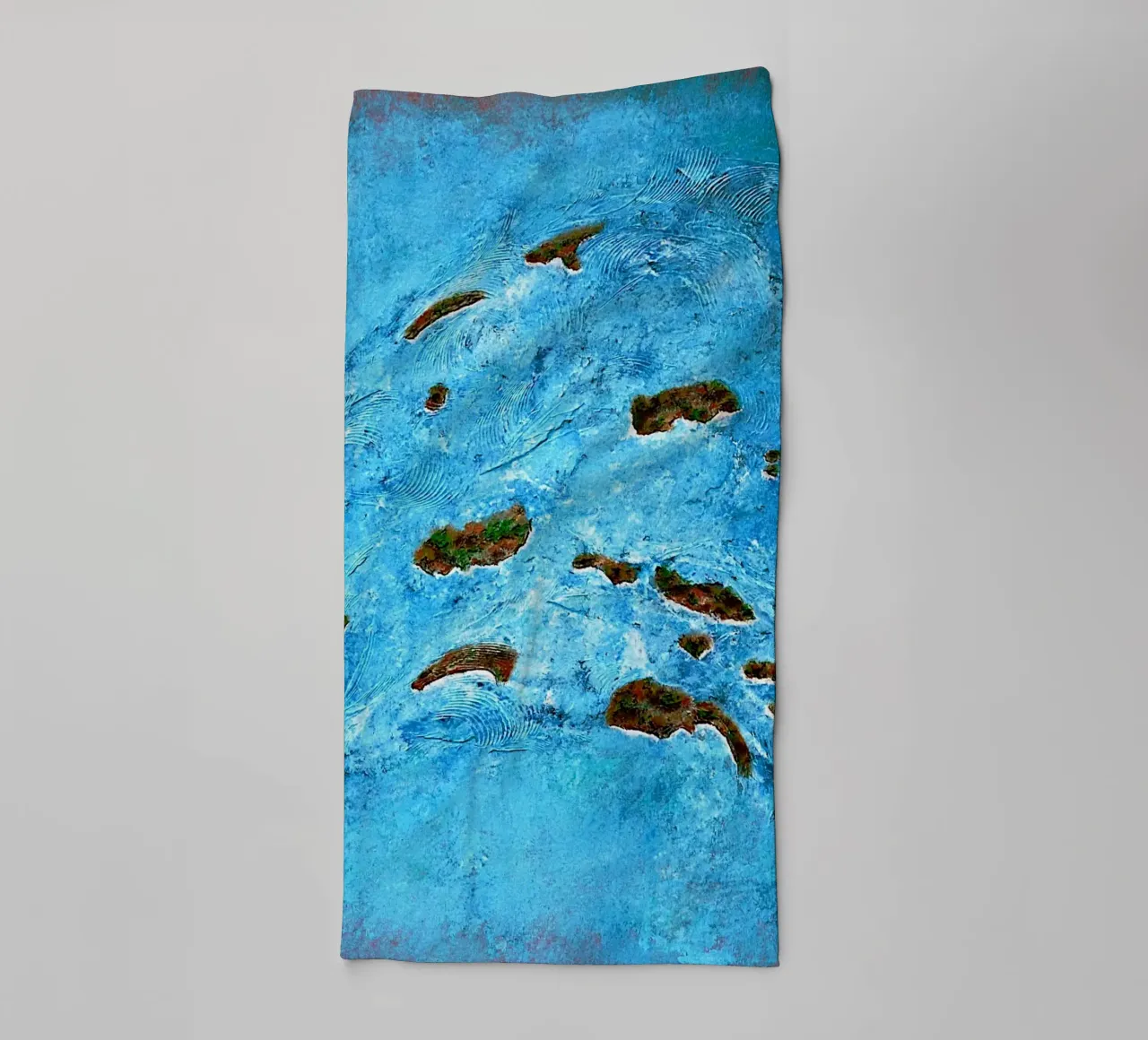 LIBRE COMO UN PÁJARO toalla de baño de Thierry Vobmann Abstract painting