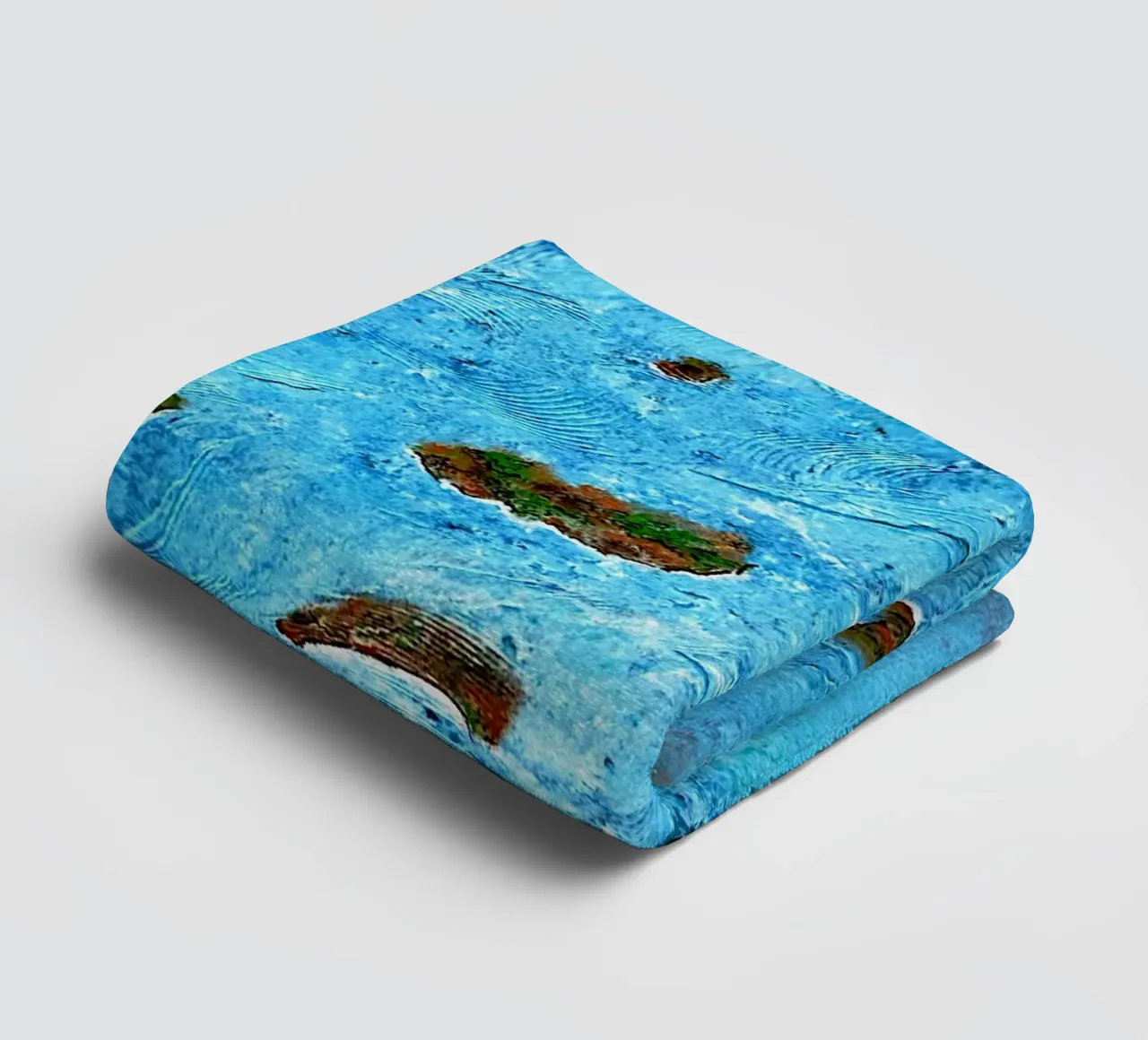 LIBRE COMO UN PÁJARO toalla de baño de Thierry Vobmann Abstract painting
