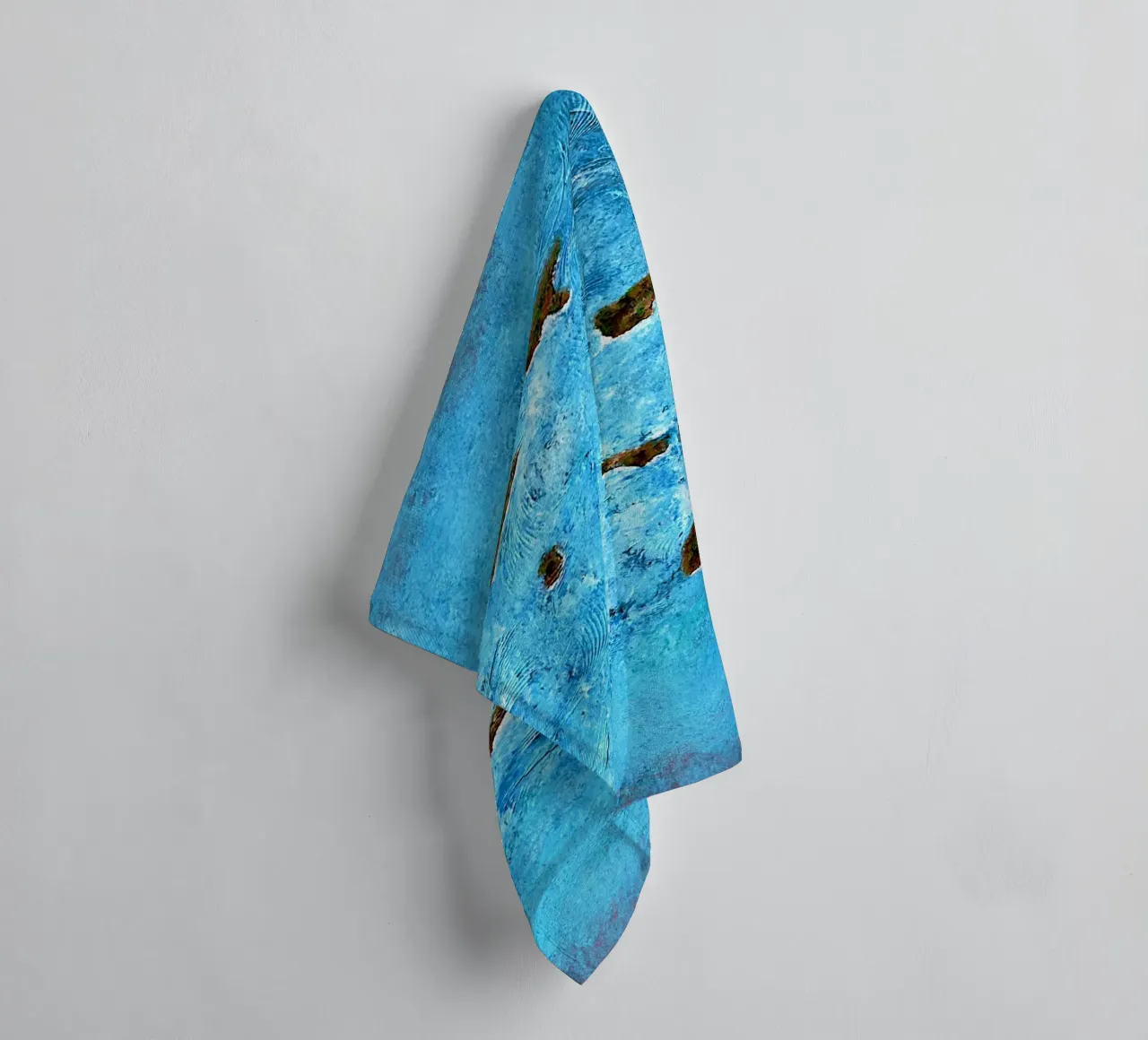 LIBRE COMO UN PÁJARO toalla de baño de Thierry Vobmann Abstract painting