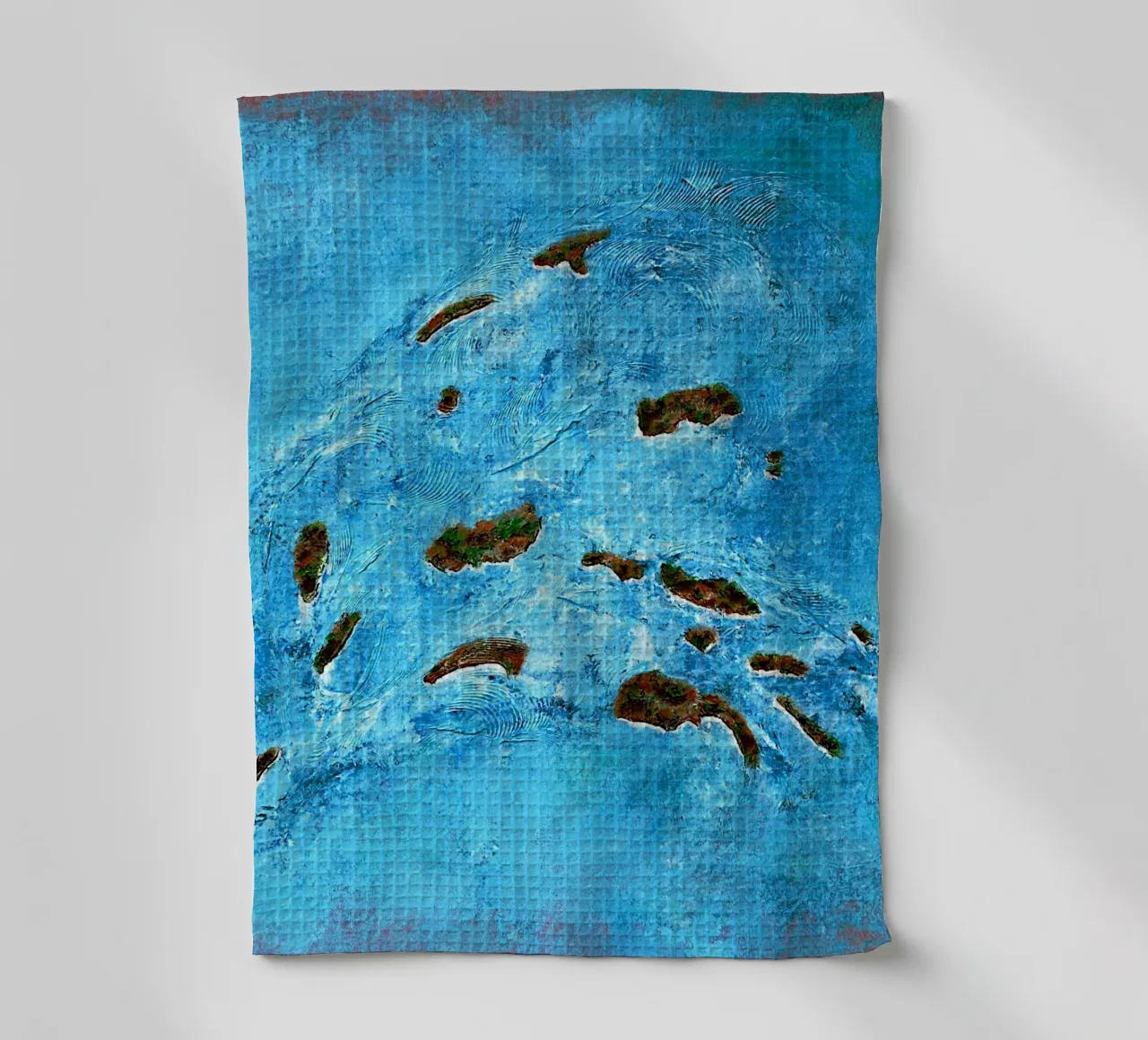 LIBRE COMME UN OISEAU torchon de Thierry Vobmann Abstract painting
