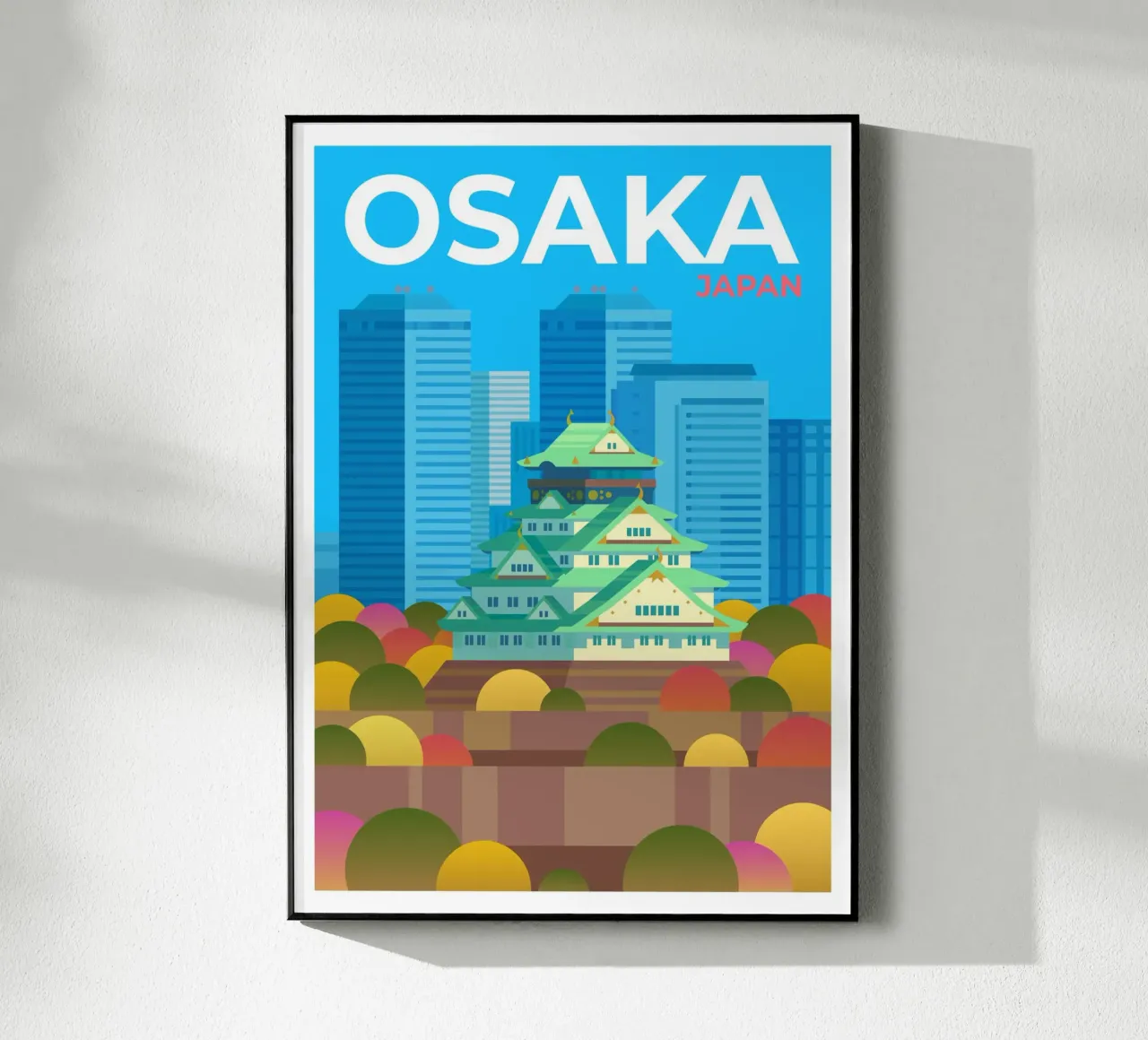 Osaka, Giappone plexiglass da Wanderlust Vibes