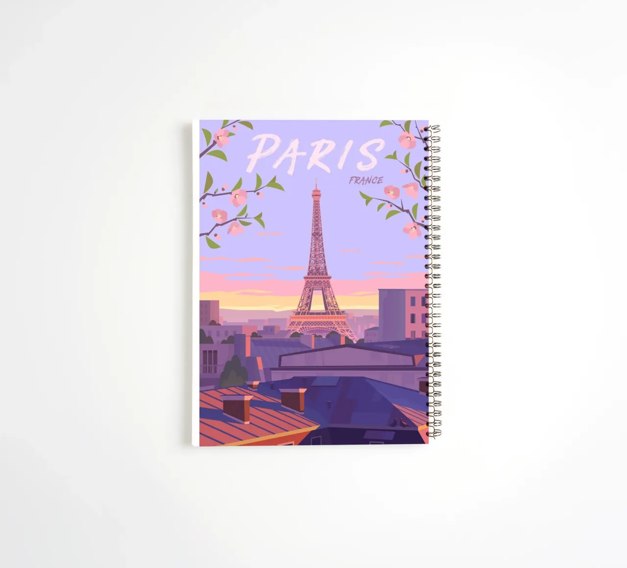 Paris, France spiral notebook by Wanderlust Vibes