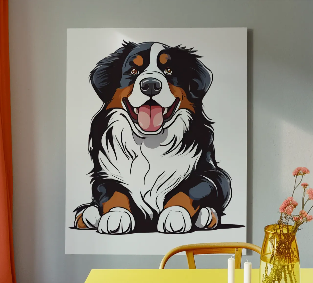 Liefste, liefste, liefste #49 canvas met Baklijst van Yumis.Beargang.and.Me