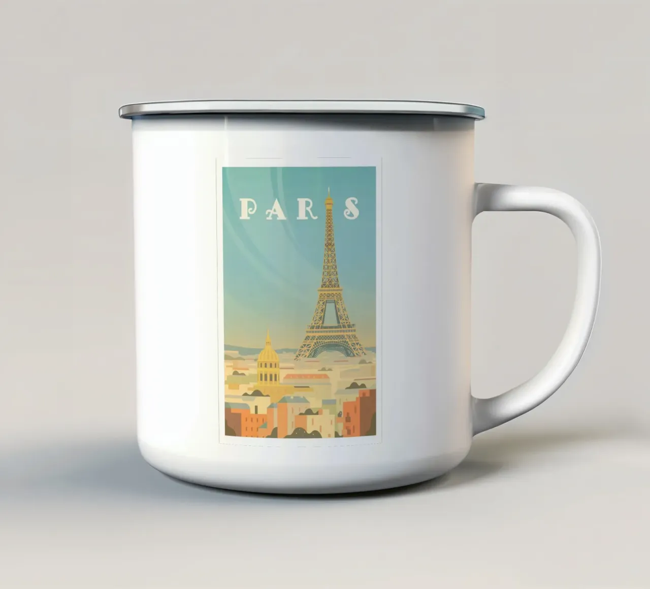 Parigi, Francia tazza in smalto da Wanderlust Vibes