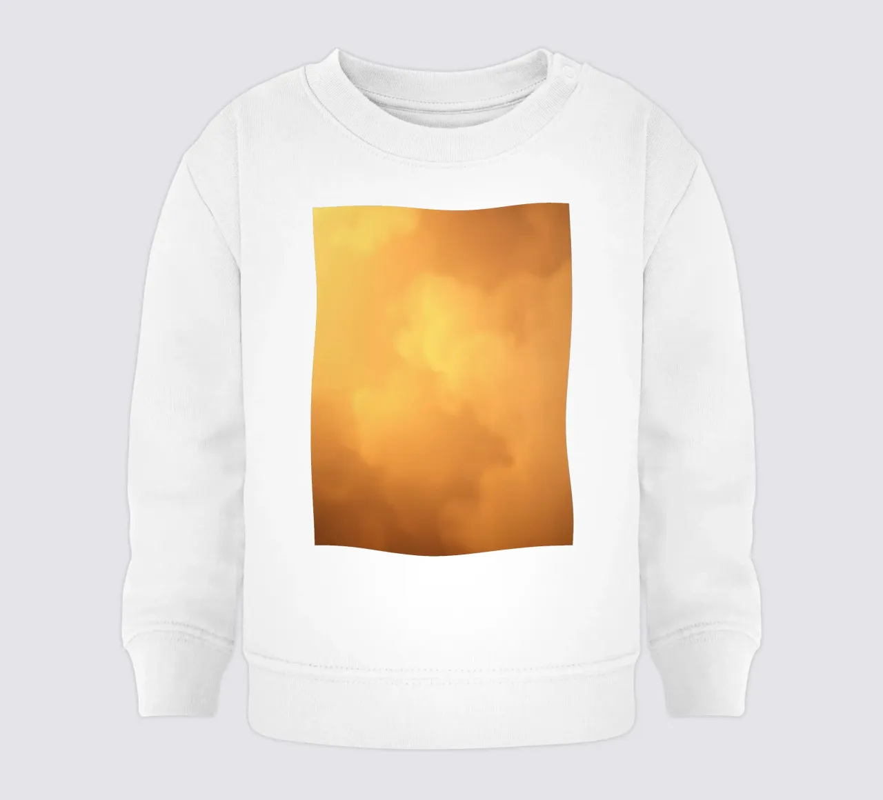 Beautiful abstract warm tone wallpaper with soft cloud baby sweatshirt by DesignDoodle