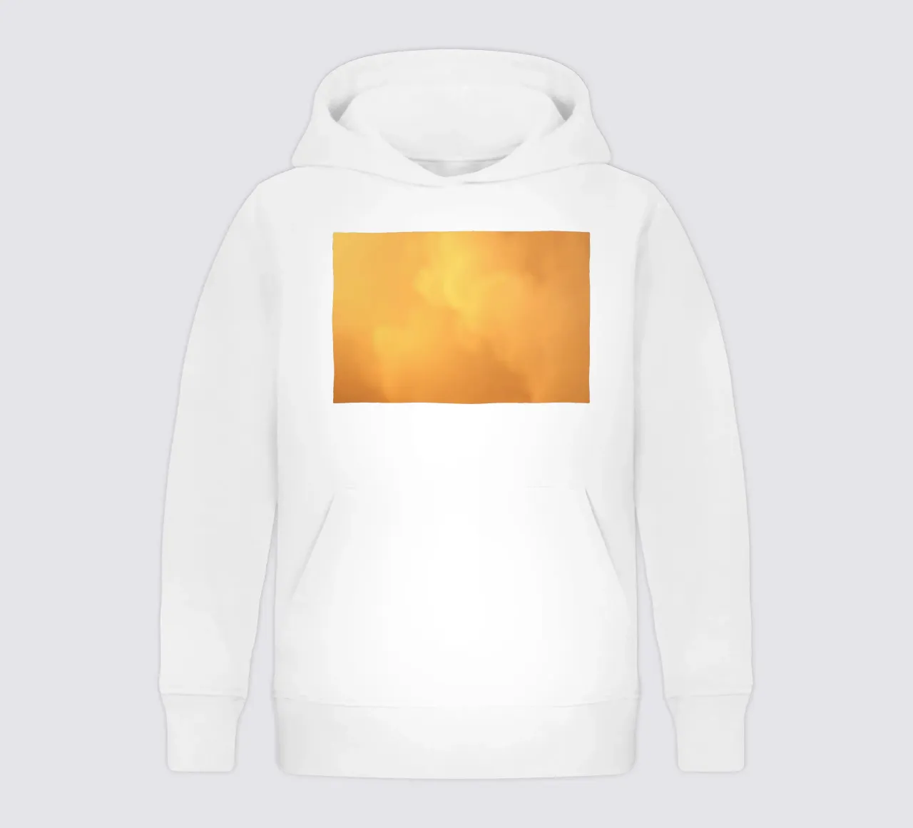 Beautiful abstract warm tone wallpaper with soft cloud kids hoodie by DesignDoodle