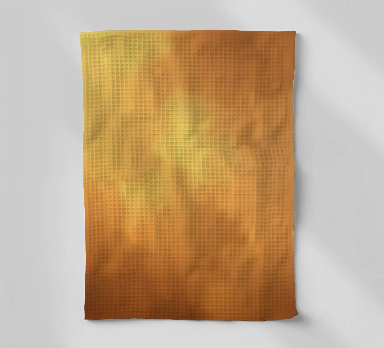 Magnifique papier peint abstrait aux tons chauds avec de doux nuages torchon de DesignDoodle